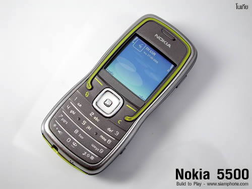 Nokia 5500 Sport - Build to Play