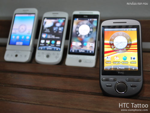 รีวิวโทรศัพท์มือถือ HTC Tattoo Android Review - เอชทีซี Tattoo แอนดรอยด์