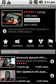 Motorola Quench XT5 XT502 - โมโตโรล่า Quench XT5 XT502