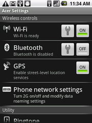 Acer beTouch E140 - เอเซอร์ E140