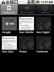 Acer beTouch E140 - เอเซอร์ E140