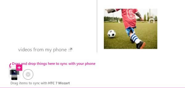 Zune - HTC 7 Mozart