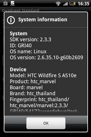 HTC Wildfire S - เอชทีซี Wildfire S