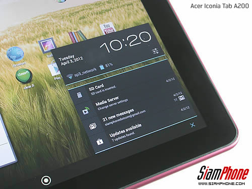 Acer Iconia Tab A200 - เอเซอร์ Iconia Tab A200