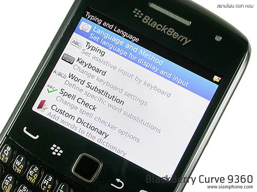 BlackBerry Curve 9360 - แบล็คเบอร์รี่ Curve 9360