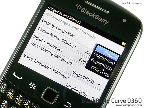 BlackBerry Curve 9360 - แบล็คเบอร์รี่ Curve 9360