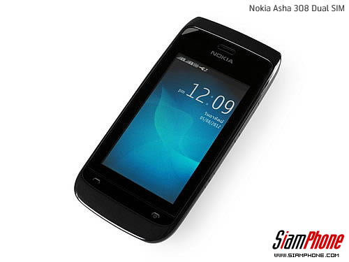 Nokia Asha 308 Dual SIM - โนเกีย Asha 308 สองซิม