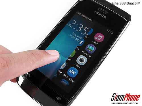 Nokia Asha 308 Dual SIM - โนเกีย Asha 308 สองซิม