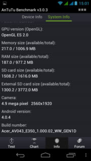Acer Liquid Gallant S Duo - เอเซอร์ E350