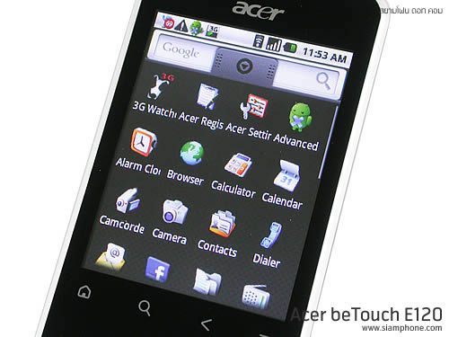 Acer beTouch E120 - เอเซอร์ E120 